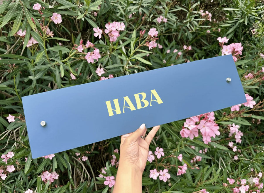 Custom House Name Sign - Personalised Acrylic Signs