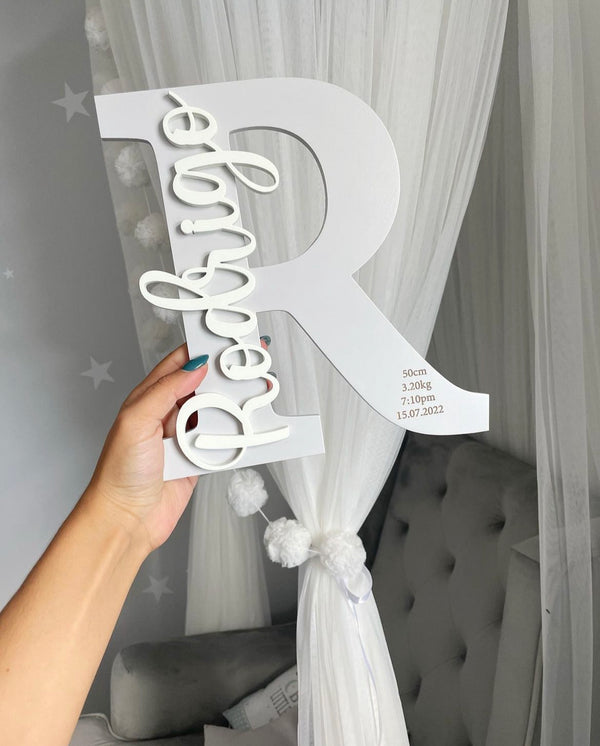 Engraved Personalised Initial