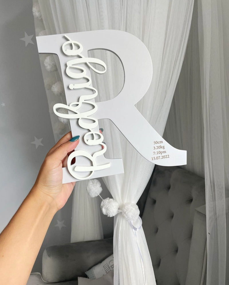 Engraved Personalised Initial