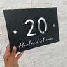 Personalized House Number & Street Sign for Your Home